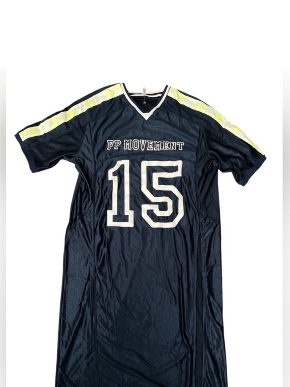 FP Movement navy & Yellow Athletic Jersey Dress - Number 15